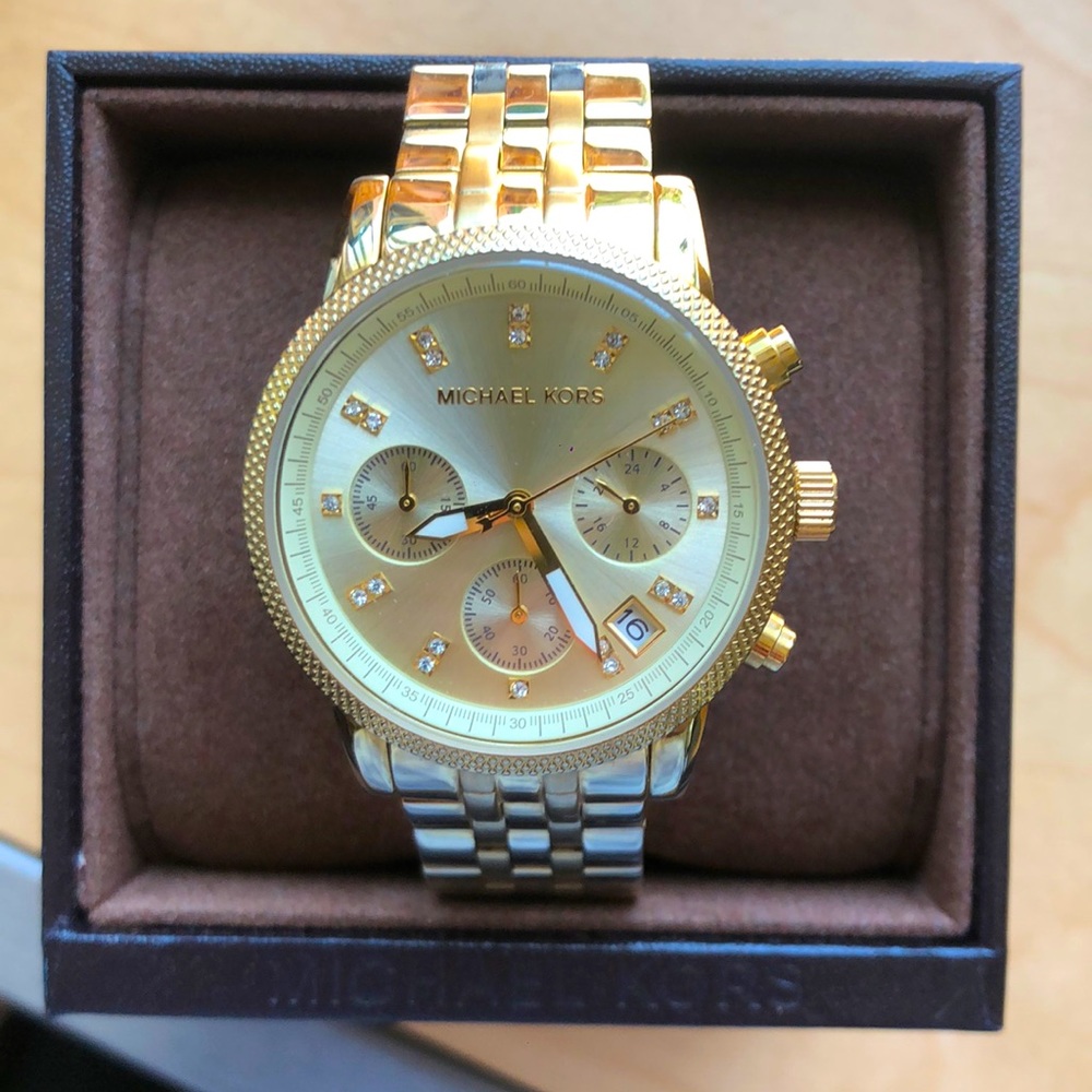 Michael Kors gold watch new